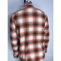 Single Pocket Plaid Flannel Shirt